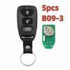 5PCS KD B09 Car Key for HY Style 3/4 Buttons Universal KEYDIY Remote Car Key for KD900 KD900+URG200 KD-X2 B Series Car Key