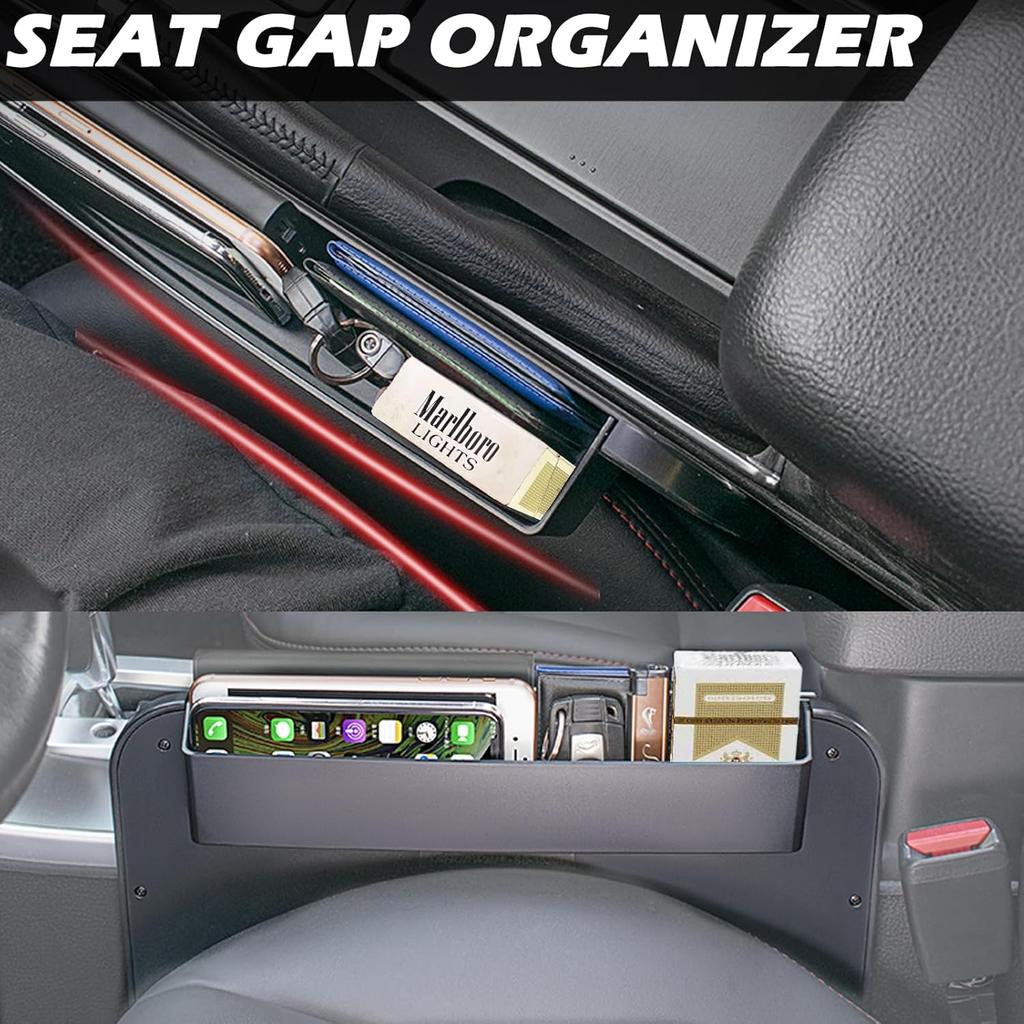 3-In-1 Steering Wheel Tray Table With Seat Gap Filler Organizer,| Car Food Tray For Driver,| Car Desk For Laptop & Eating - Work Road Trip Essentials