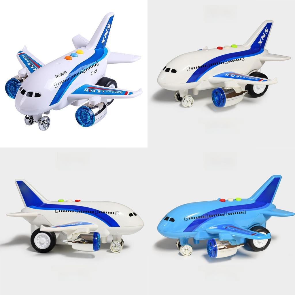 Inertia Aircraft Toy For Kids With Light Sound Effects For Sensory Development
