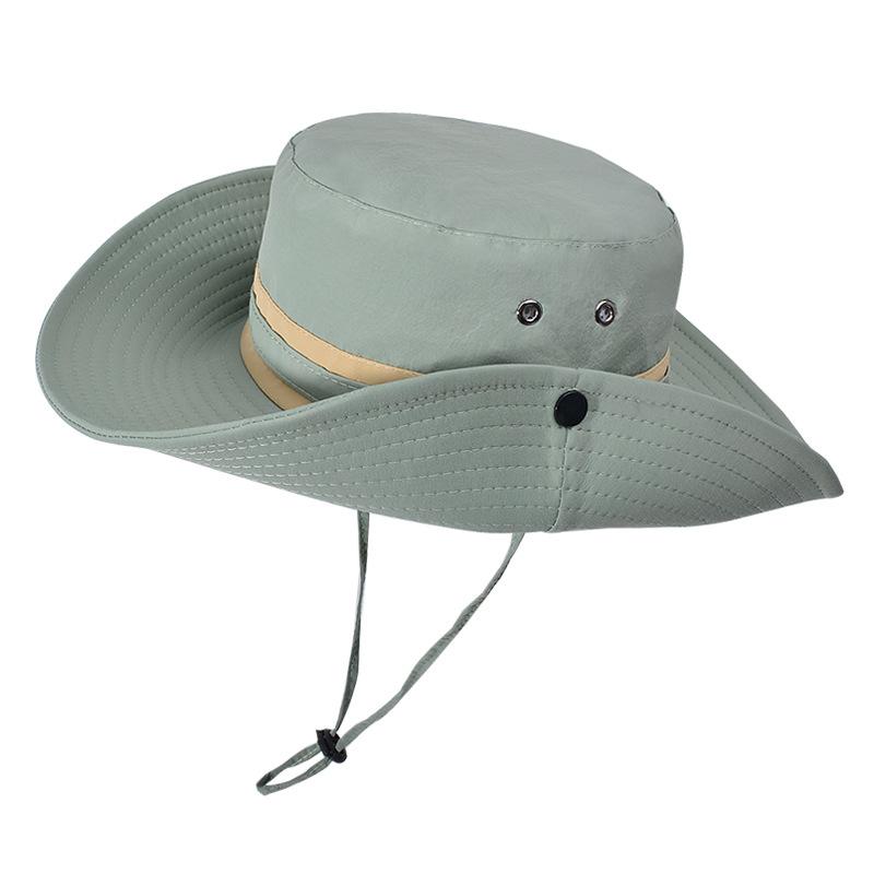 Spring and summer sun hat children outdoor mountaineering sports breathable sun protection hat fashion versatile big eaves bucket hat