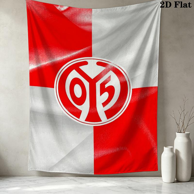 FSV Mainz 05 Wall Tapestry Aesthetic Wall Hanging Printed Fabric Blanket Decorative Tapestries for Bedroom Living Room Home Decor