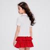 Yuan Yuan Princess Girls' Summer Embroidered Polo T-Shirt