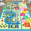 Kids Rug Colorful Animal Non-Slip Carpet for Classroom Bedroom Playroom Indoor Road Car Educational Area Rug Home Decoration