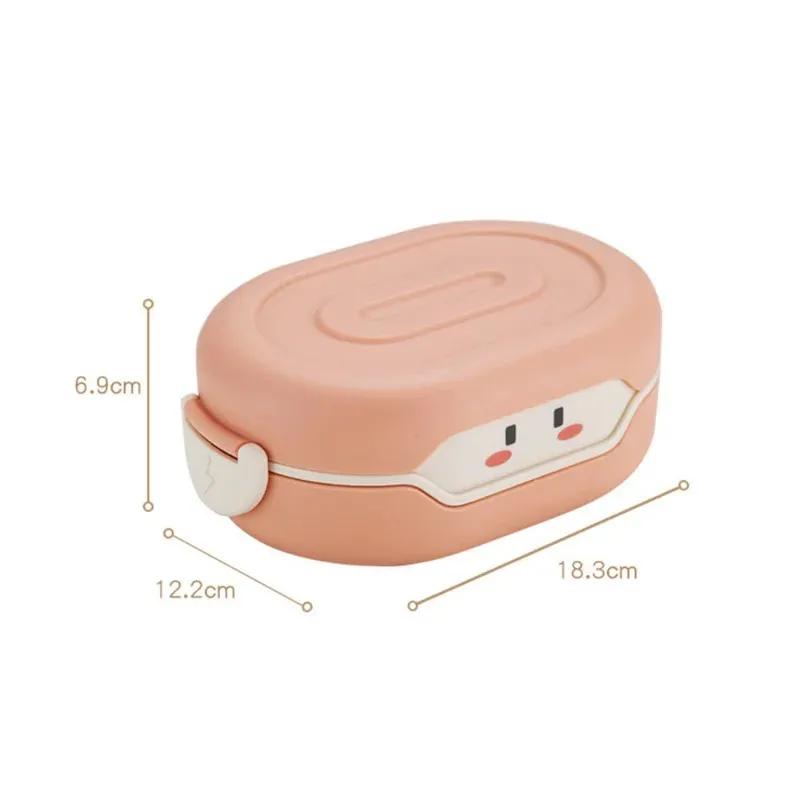 Lunch Box Healthy BPA Free Bento Boxes Microwave Dinnerware Food Storage Container Soup Cup Lunch Box for Kids