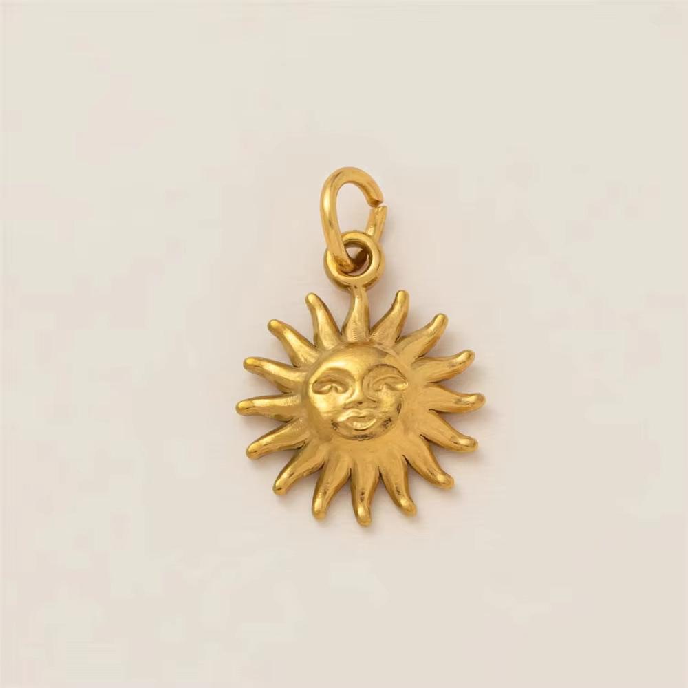 Yori 3Pcs Stainless Steel Round Eight-pointed Star Pendant Bracelet Necklace Charm Making Finding Accessories 2026 New