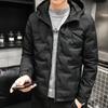 New Winter White Duck Down Jacket Thickened Warm Jacket Down Jacket Men's Loose Autumn and Winter Hooded Warm Duck Down Jacket