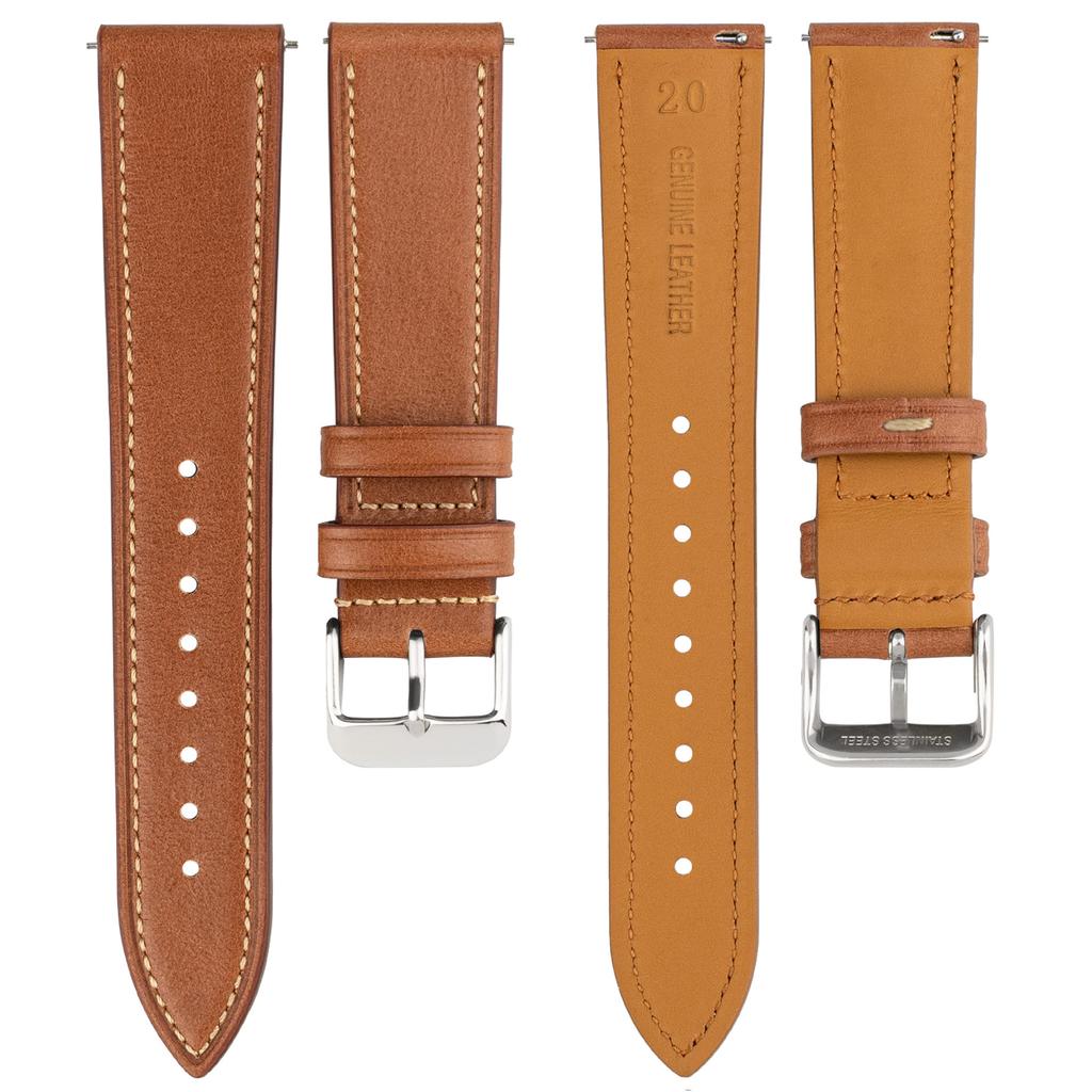 Leather Wristband 18202122Mm Oil Wax Leather Strap For Uawatc4 Pro Gt45