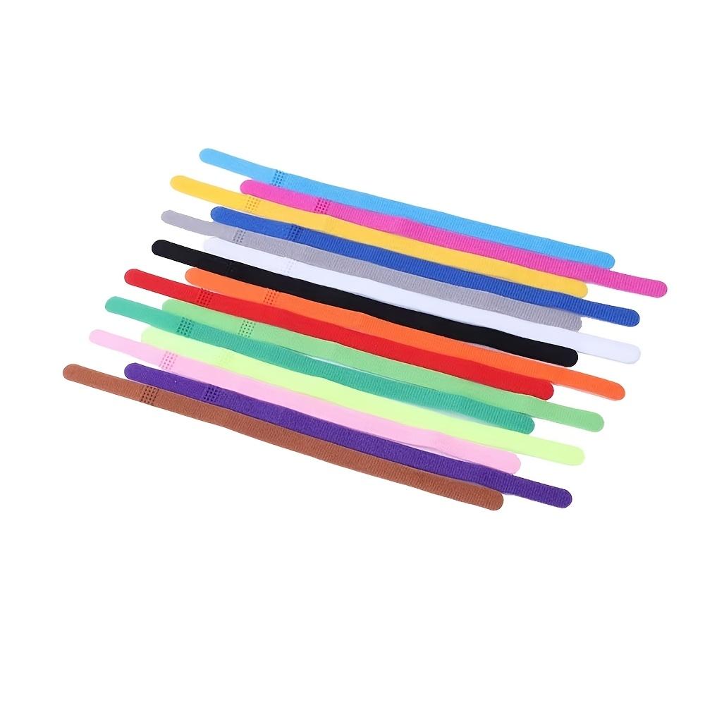 15PCS Pet Identification Circle Kitten Puppy Colored Collar Birth Marking Rope Cat Dog Can Write Recognition Soft Not Harm Skin