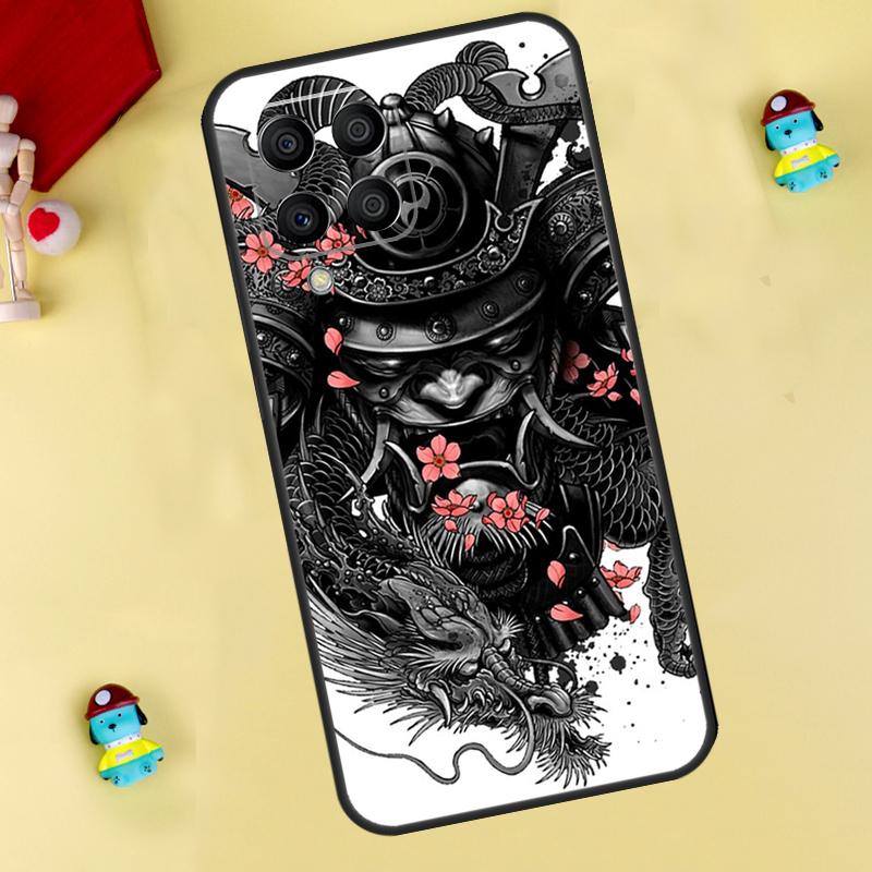 Japanese Hannya Oni Mask Case For Samsung Galaxy M13 M33 M53 M14 M12 M15 M06 M16 M36 M56 M31 M32 M52 M35 M55 M34 M54