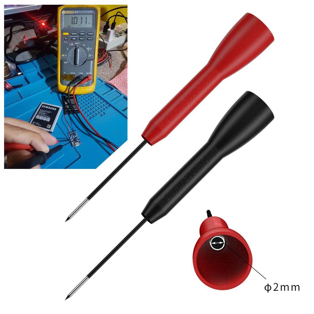 

Высокое качество для измерительных проводов 2 мм, набор игл 1 мм, тестовый зонд, зонд мультиметра из нержавеющей стали