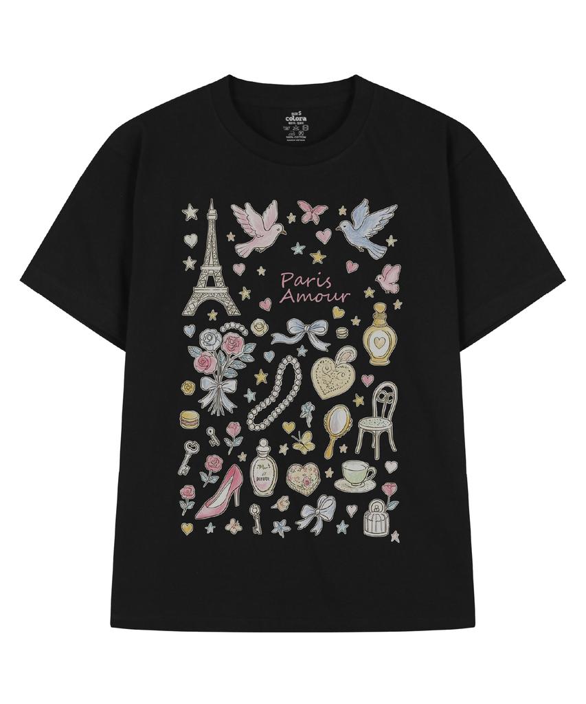 Keollola Lovely In Paris Short Sleeve T-Shirt (3 Colors)