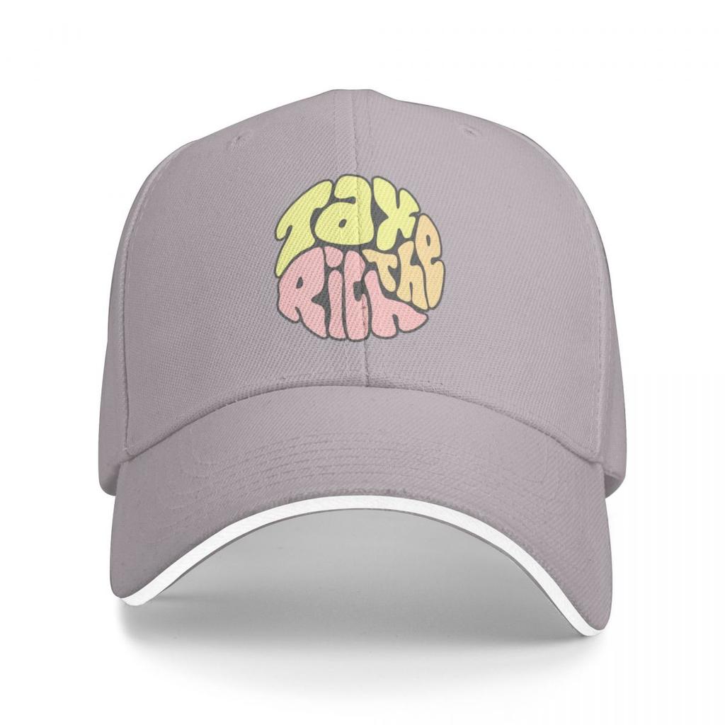 Tax The Rich Groovy Word Art Baseball Cap Fashion Beach Military Tactical  Women Hats Mens