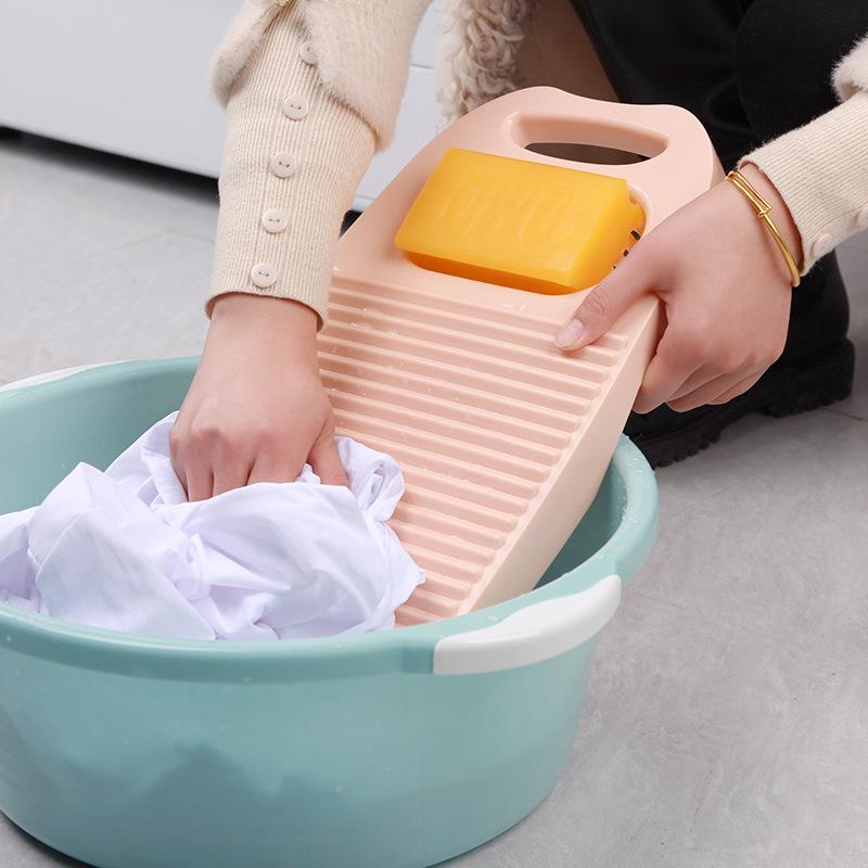 Large Non-Slip Thickened Plastic Laundry Washboard