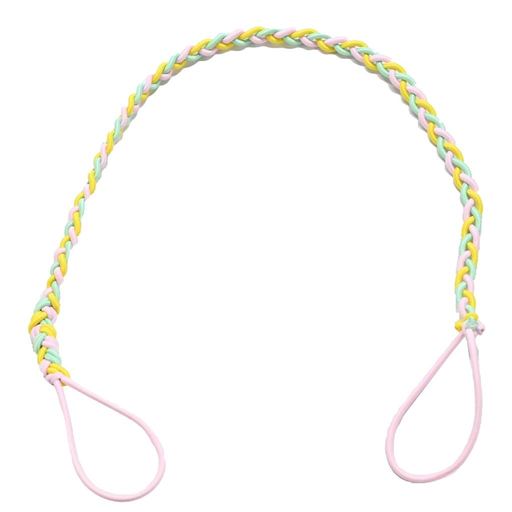 Elastic Hair Ties 2.5mm Hair Tie 26inch Ponytail Holders Hair Bands For Long Thick Curly Hair Ponytail Wrap Hair Tie