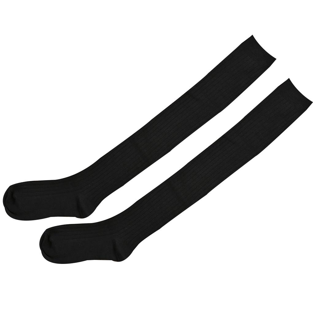 

1 пара женских однотонных носков выше колена, весна, осень, зима, теплые трикотажные мягкие высокие чулки длиной 50 см 50cm