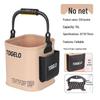 Portable Foldable Fishing Bucket with Lure Holder and Live Fish Protection
