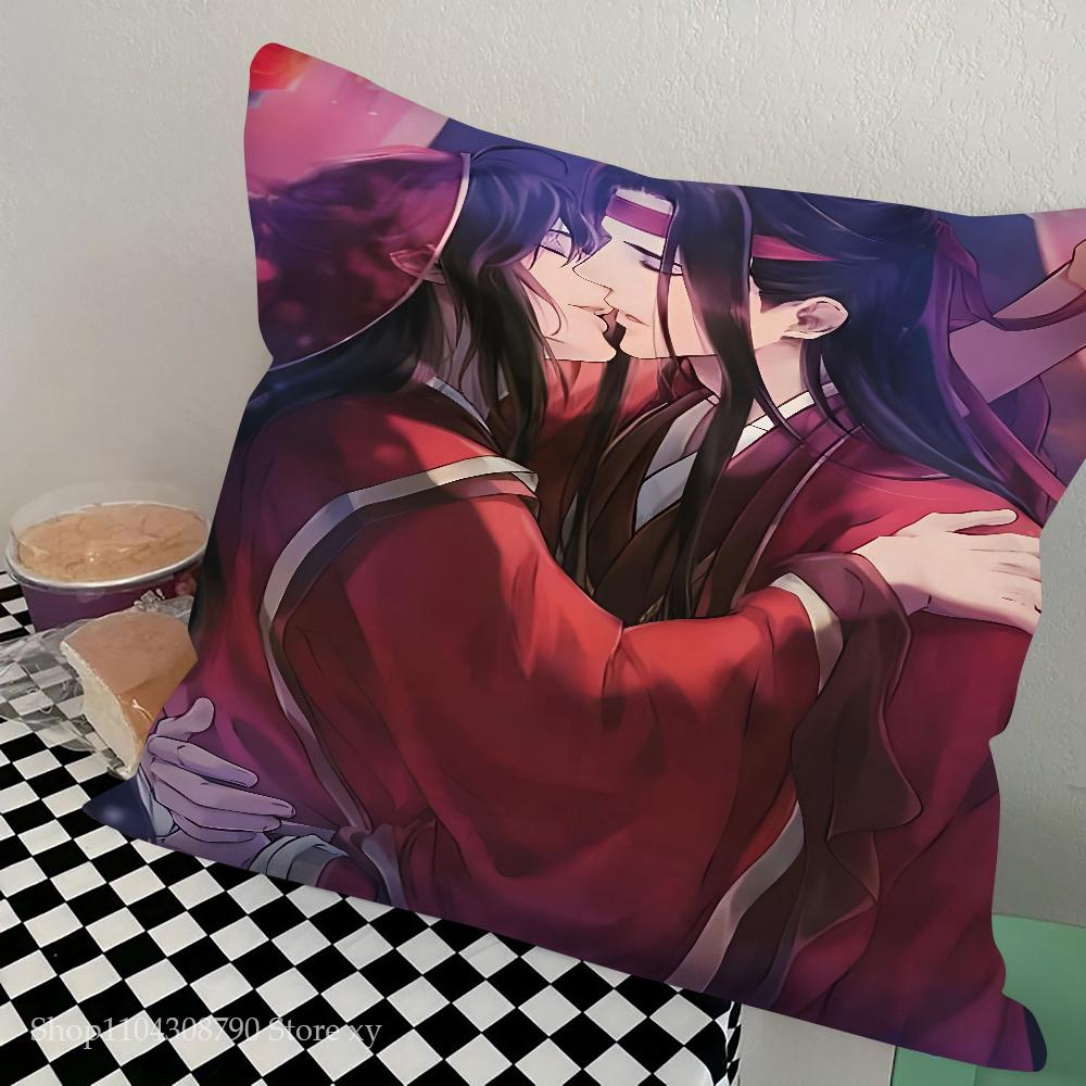 Anime Grandmaster Mo Dao Zu Shi MDZS Pillow Bedroom Sofa Leisure Comfort Cushion Car Living Room Home Decoration