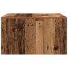 Coffee Table with Drawers Rustic Wood Look 70.5 x 70 x 40 cm
