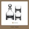 Set de Whiskey de Cristal de Lux: Decor Sticlă de Vin, Pahare și Butoi pentru Casă sau Club.