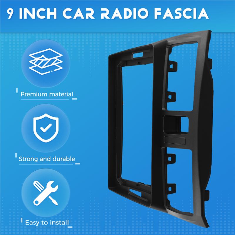 Portable 9 Inch Radio Fascia Fit For Nissan Cefiro A33 2003-2012 Stereo DVD Player Install Surround Trim Panel Audio Frame Cover