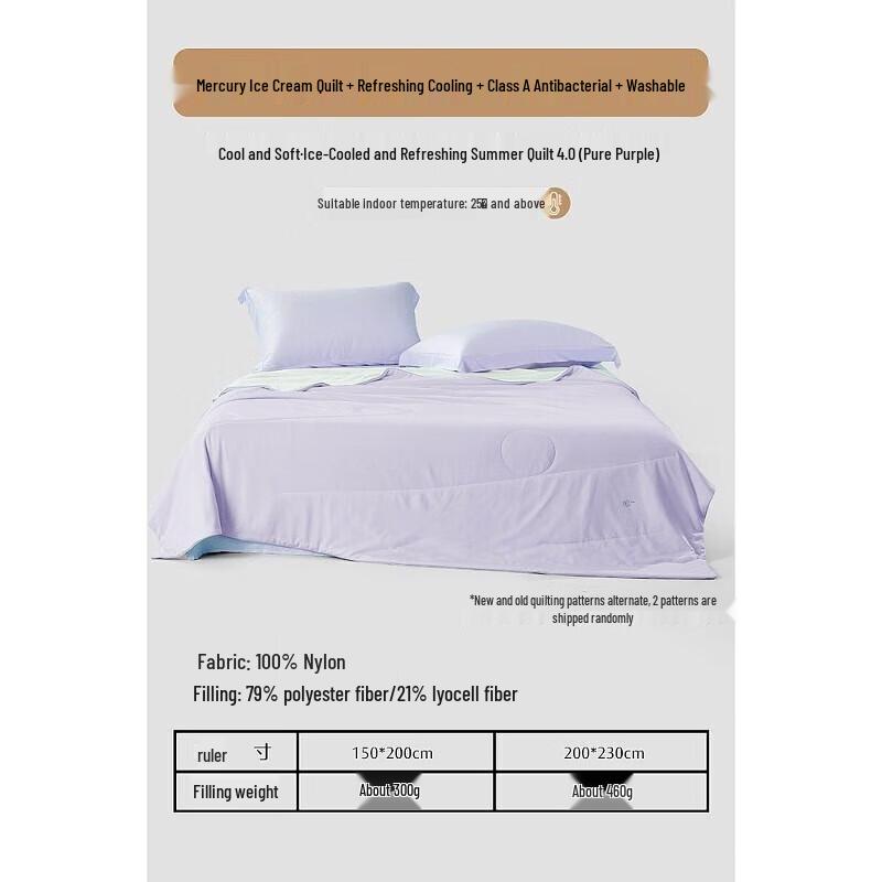 Mercury Home Textiles Ice Core Cooling Summer Comforter