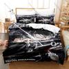 Kagurabachi Manga 3D Bedding Set Duvet Cover + 2 Pillowcases Polyester Bed Linen Multiple Sizes For Fans Bedroom Home Decor Gift