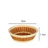 Coș pentru servirea alimentelor imitație ratan, picnic pentru pâine de masă, depozitare țesute