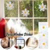 1Pc Self-Adhesive Daisy Flower Window Sticker Sun Catcher Rainbow Decals for Home Office School Decoration Easy To Apply