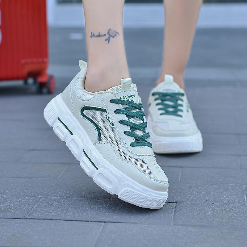 2020 Spring And Summer Breathable Mesh Shoes Board Shoes Casual Fashion Dad Shoes Platform Versatile Sports Shoes Women'S Shoes