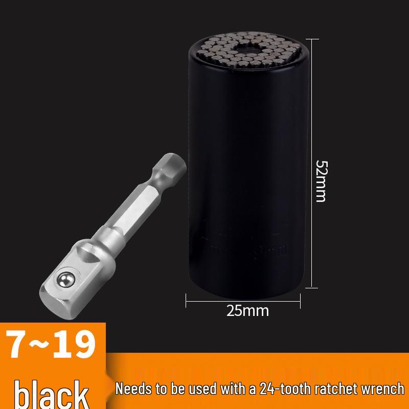 Universal 7-19mm Multifunctional Socket Set for 3/8 Electric Drills