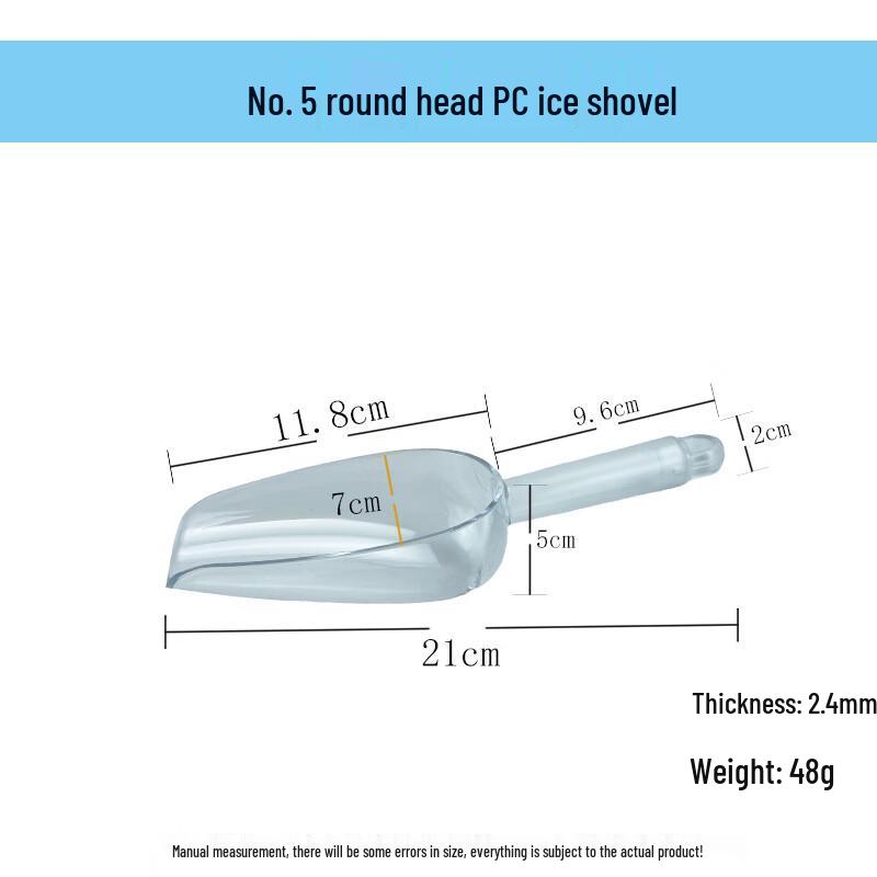 Food-Grade PC Plastic Ice Scoop