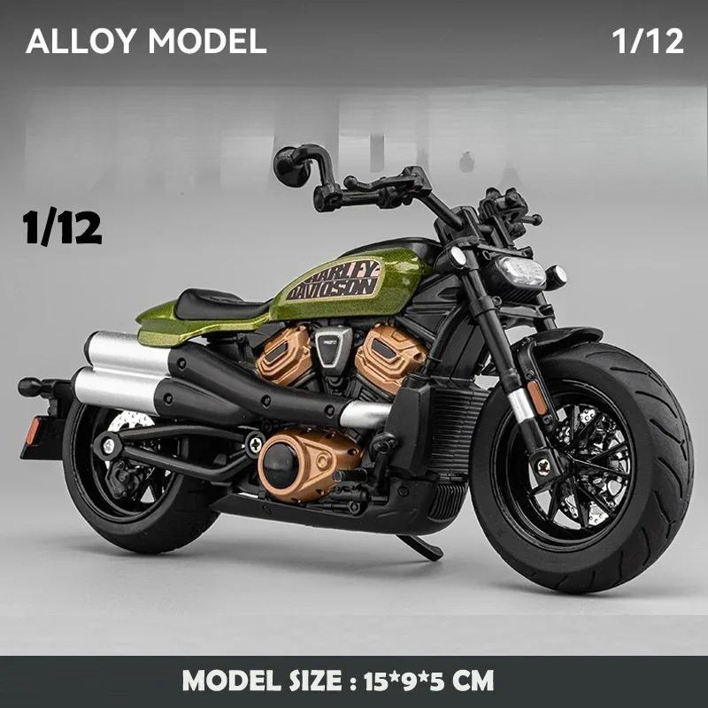 1:12 Sportster S Motorbike Alloy Model Diecast Racing Motorcycle Toy Kids Gift Collection Miniature Voiture
