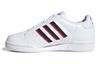 adidas Originální Continental 80 Pohodlné Odolné proti oděru Nízké Dětské Skateboardové Boty Bílé Červené Modré Unisex FX6088