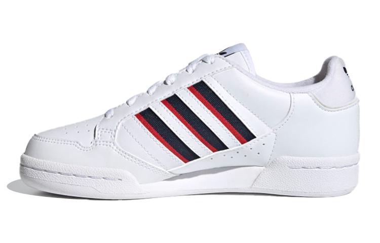 

Adidas Originals Continental 80 Comfortable Abrasion Resistant Low top Kids Skateboarding Shoes White Red Blue Unisex FX6088 36⅔