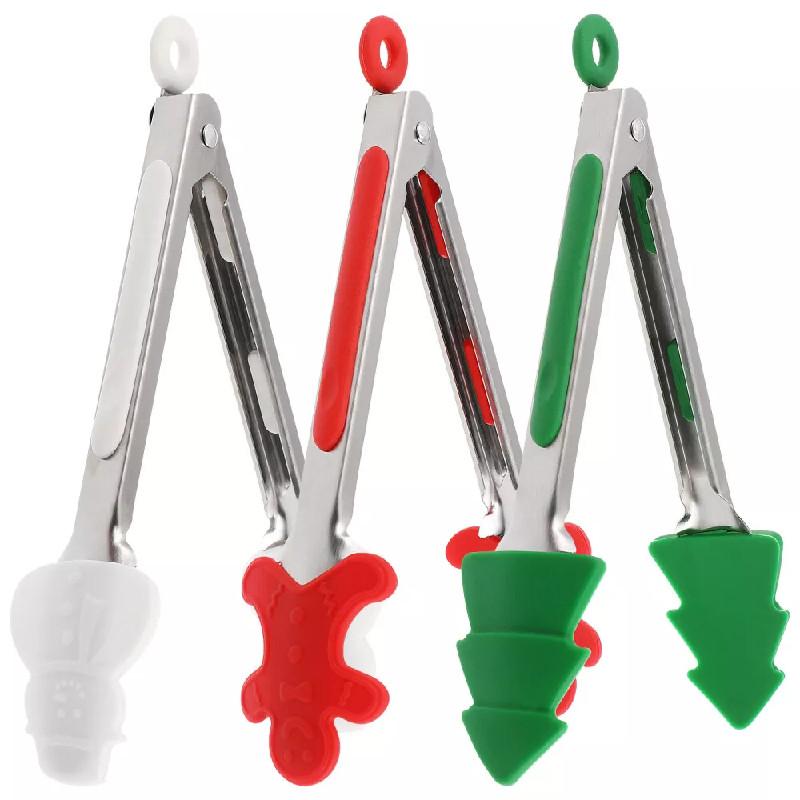 Högkvalitativa matpincetter i rostfritt stål perfekta för grillning och högtidsfester