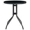 VidaXL Mobilier de Bistro 3 pcs Salon de Jardin Ensemble de Meubles de Terrasse Mobilier d'Extérieur Table et Chaises de 3070654