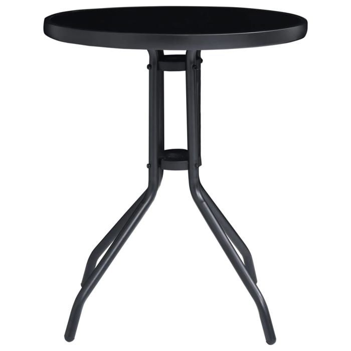 VidaXL Bistro Furniture 3 Pcs Garden Lounge Patio Furniture Set Outdoor Furniture Table and Chairs of 3070654