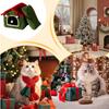 Christmas Cat House Washable Warm Furniture Christmas Cat House Winter Nest For Bedroom Living Room Balcony Playing Resting