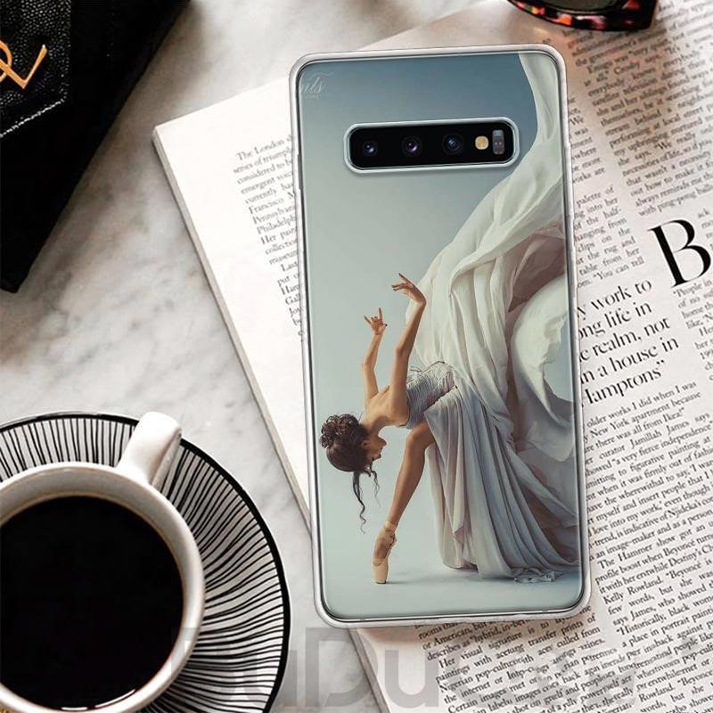 

Ballerina Ballet Dancing Cover For Samsung Galaxy S23 S22 S24 S25 Ultra Phone Case S21 Plus S20 FE S10 + S25Ultra Print Fundas S Samsung S24