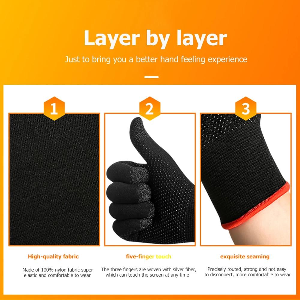 Sweat Proof Hand Cover Gaming Thumb Sleeve Gaming Finger Gloves Fingertip Gloves Game Finger Cover