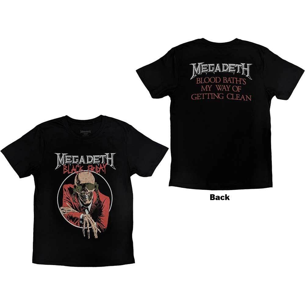 Megadeth Black Friday T-Shirt Black New XXXL