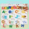 Wooden Alphabet Puzzle For Kids Educational Toy With Colorful Letters And Matching For Early Learning