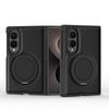 Für Samsung Z Fold 8 Ultra Z Fold 8 Business Lederstruktur Drehbarer Halter Hülle Mit Magnetischer Ladefunktion Stoßfeste Abdeckung Funda