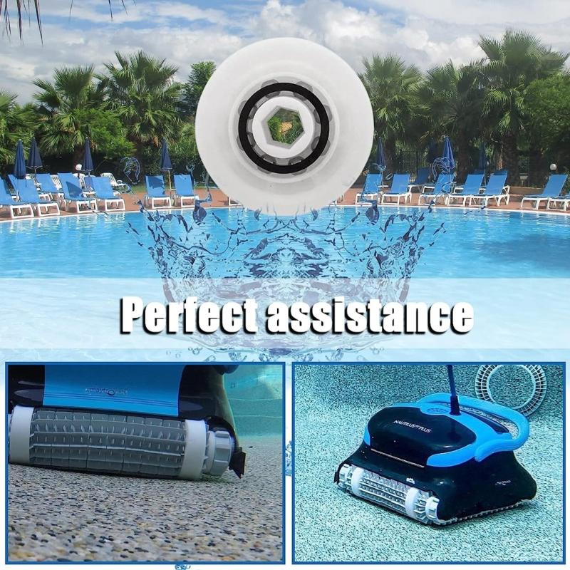 4pcs Pool Guide Wheels With 2 Pully Gears 3884997-R6 For C5 DX6 M400 M500 Edge