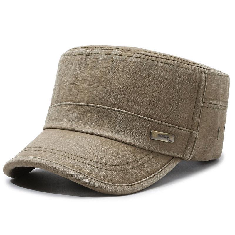 Breathable Adjustable Cotton Flat Top Duckbill Hat