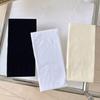Summer Thin Silk Solid Over the Calf Socks for Womens Japanese Style JK Diamond Striped Pattern Student Long Stockings