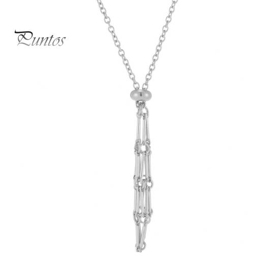 

Ожерелье с держателем из кристаллов, ожерелье из нержавеющей стали с натуральным драгоценным камнем, регулируемая пустая клетка из кварцевого камня для мужчин и женщин M