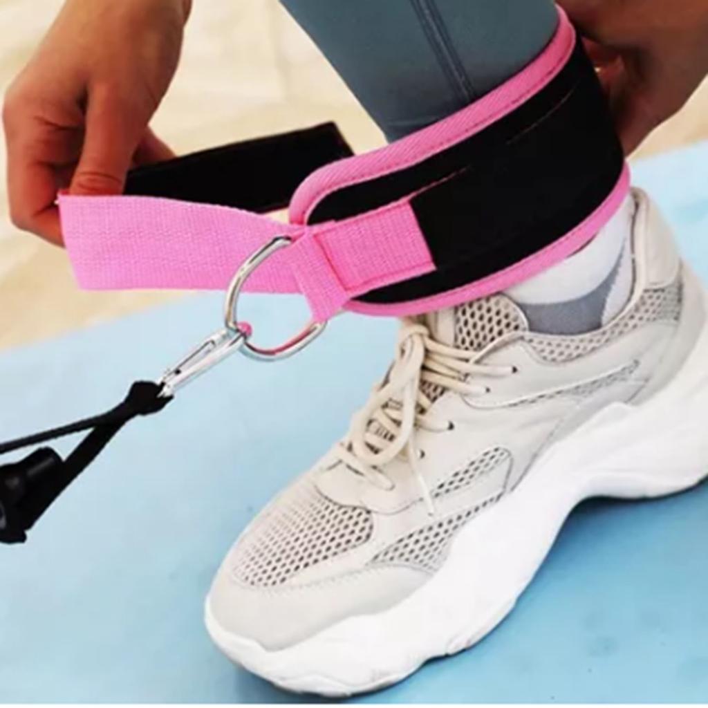 1 Pair Ankle Straps Padded Kickback Ankle Wrist Cuffs Multi Functional Cable Machine Leg Workouts Ankle Cuffs