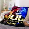 Customiz Name Personality Jul rapper  Blanket Soft &Warm Sofa Office Bed Travel Lunch Break Blanket, Gift Suitable All Seasons