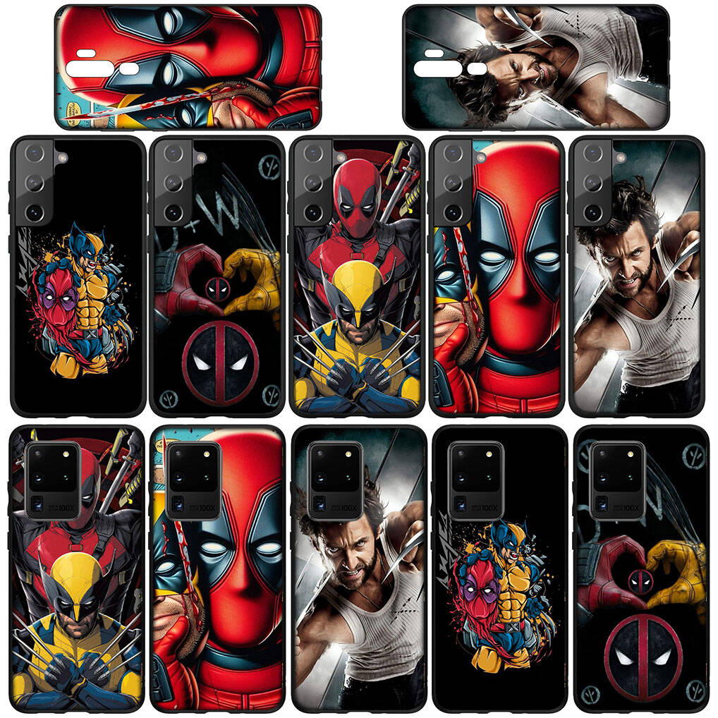 for iPhone 17 16 15 Xiaomi Poco F7 F8 X7 X6 C85 C75 M8 Redmi Note 14 13 12 11 Pro Max 14C 13C 15C A3 A4 Phone Case Wallpaper Deadpool Marvel Wolverine